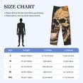 thumbnail image 4 of Picia Grim Coffee Skull Mens Soft Woven Cotton Elastic Waistband Sleep Pajama Pant Lounge Sleep Pant With Pockets And Drawstring-Small, 4 of 9
