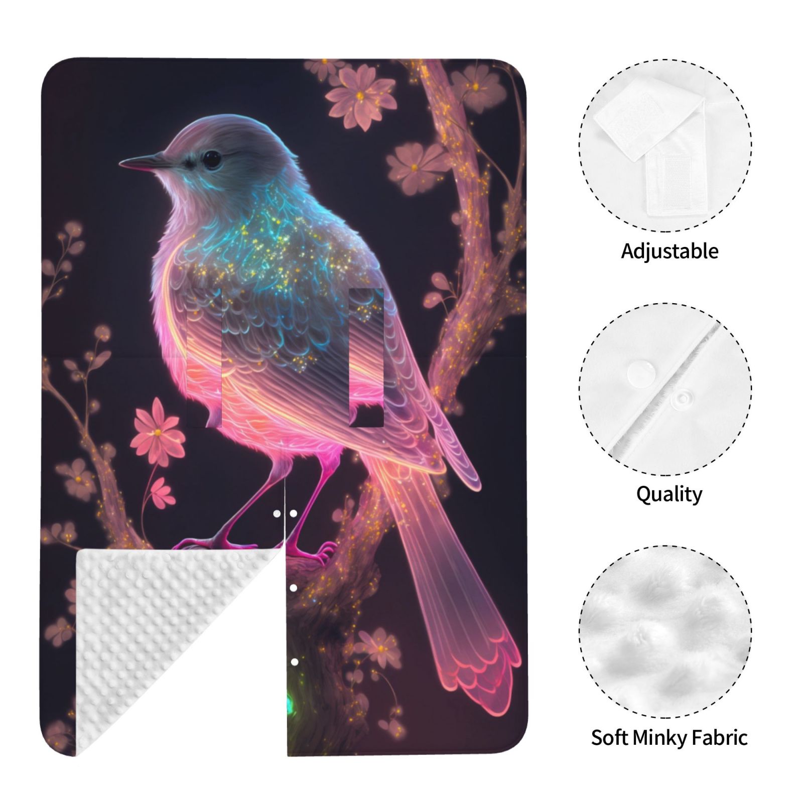 Naloa Bird 1 Baby Car Seat Cover, Breathable Baby Carrier Cover, Multiuse Baby Carrier Cover & Nursing Breastfeeding Cover