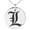 Silver, variant on Stainless Steel Letter L Initial Old English Monogram Engraved Small Medallion Circle Charm Pendant Necklace