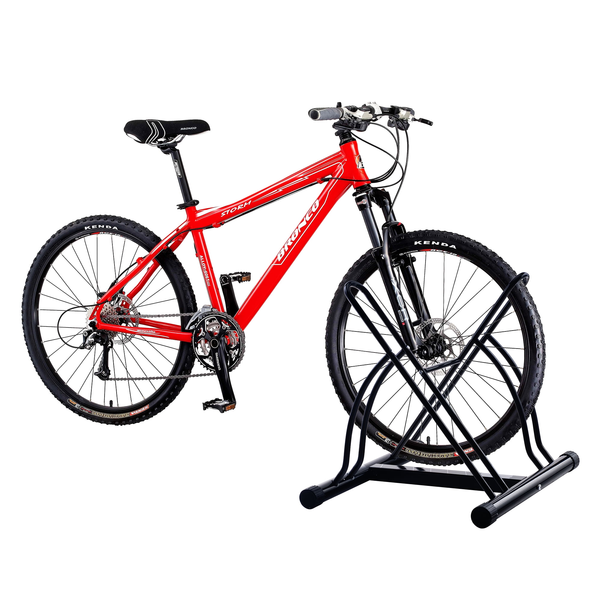 RAD Cycle Mighty Rack Two Bike Floor Stand Bicycle Instant Park Bike Rack Cycle Stand Pro Quality Walmart