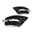 thumbnail image 4 of For Mercedes-Benz C250/C300 2012 2013 2014 2015 Bumper Cover Grille Driver And Passenger Side | Pair | Front | Black | Plastic | With AMG | Fits 12-15 C250/C350 Coupe And 12-14 | MB1038126, MB1039126, 4 of 8