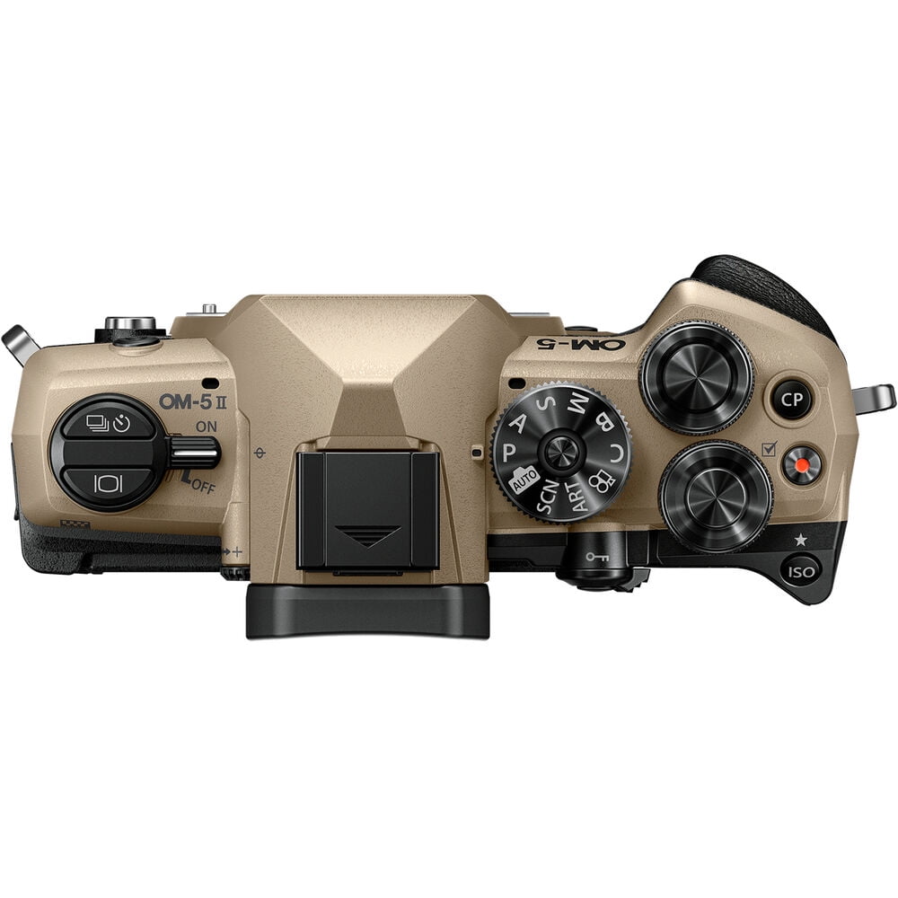 Appareil photo sans miroir OM SYSTEM OM-5 Mark II (beige sable)