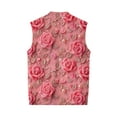 thumbnail image 7 of Valentine's Day Sweater Vest for Men V-Neck Sleeveless Button Up Cardigan Valentines Vest Sweater, 7 of 7
