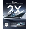 thumbnail image 4 of ESR Screen Protector Compatible with iPhone 17/16 Pro, 9H Hardness & Military Grade Shatterproof, Full Coverage Tempered Glass Film with Easy Installation Tool, 3 pack, 4 of 7
