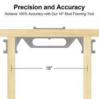Framing Tools,16 Inch On-center Stud Layout Tool,100% Cast Aluminum Framing  Spacing Tool Premium Wall Stud Framing Tool
