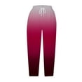 thumbnail image 5 of Baodmurt High Waist Pants for Women Cropped Capris Drawstring , Sweatpants for Holiday, Pink L, 5 of 5