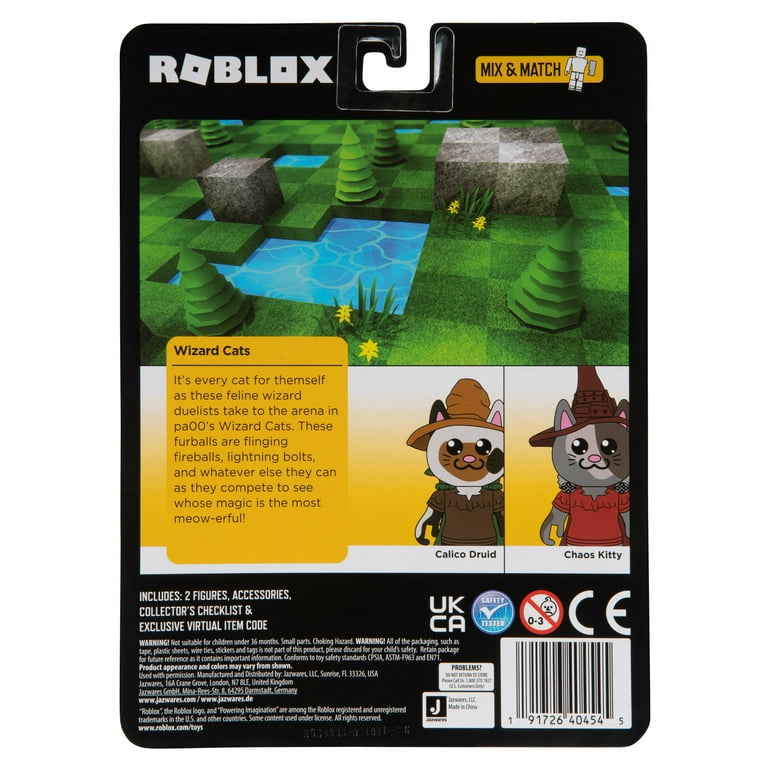 Roblox Celebrity Collection - Wizard Cats Game Pack [Includes Exclusive  Virtual Item]