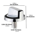thumbnail image 5 of Upgraded Ergonomic ABS Control Knobs, Designed for Effortless Operation for Whirlpool Oven, 5 of 5