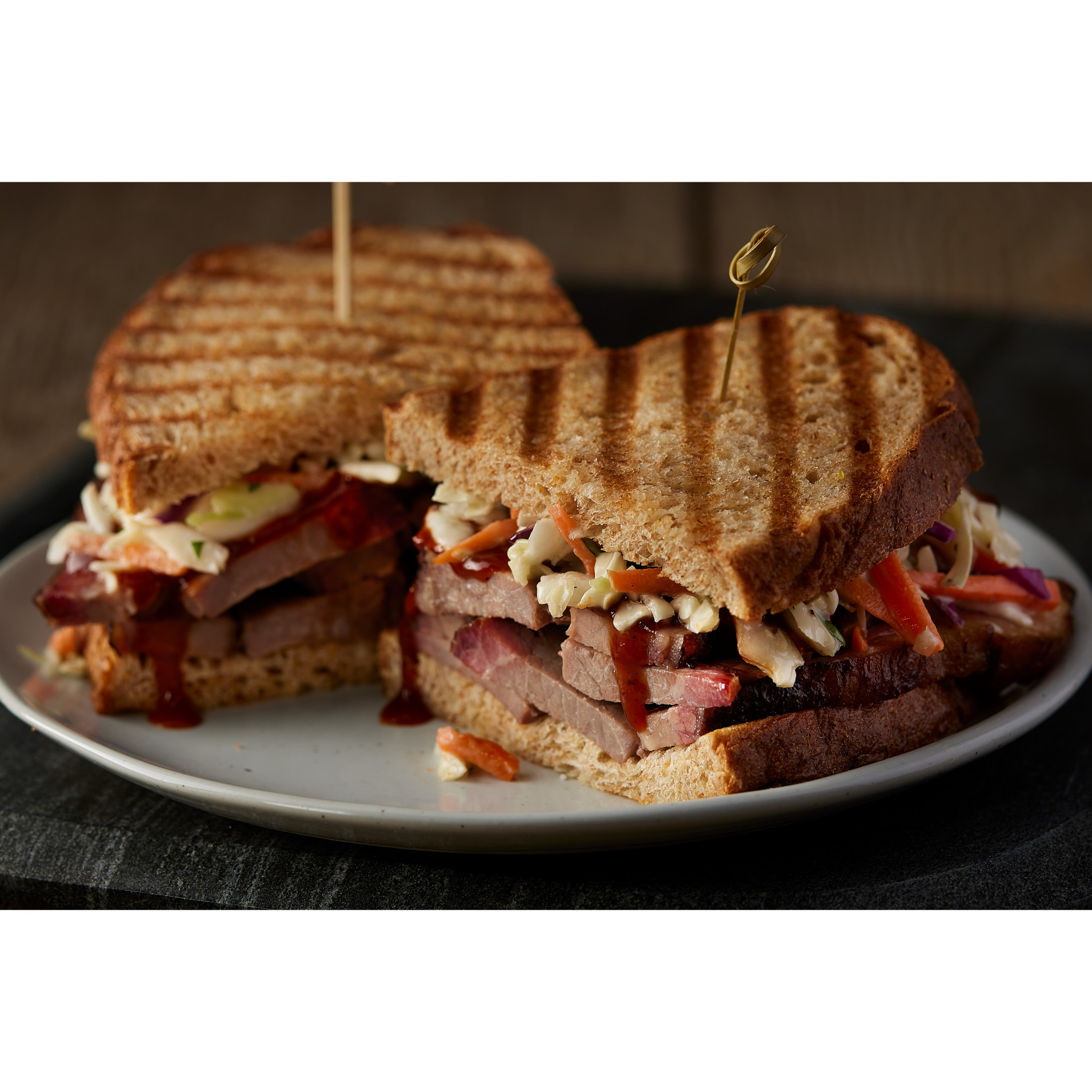 SADLER'S SMOKEHOUSE Seasoned TENDERSPLIT Sliced Beef Brisket, Refrigerated, 3-6 lbs Plastic Package