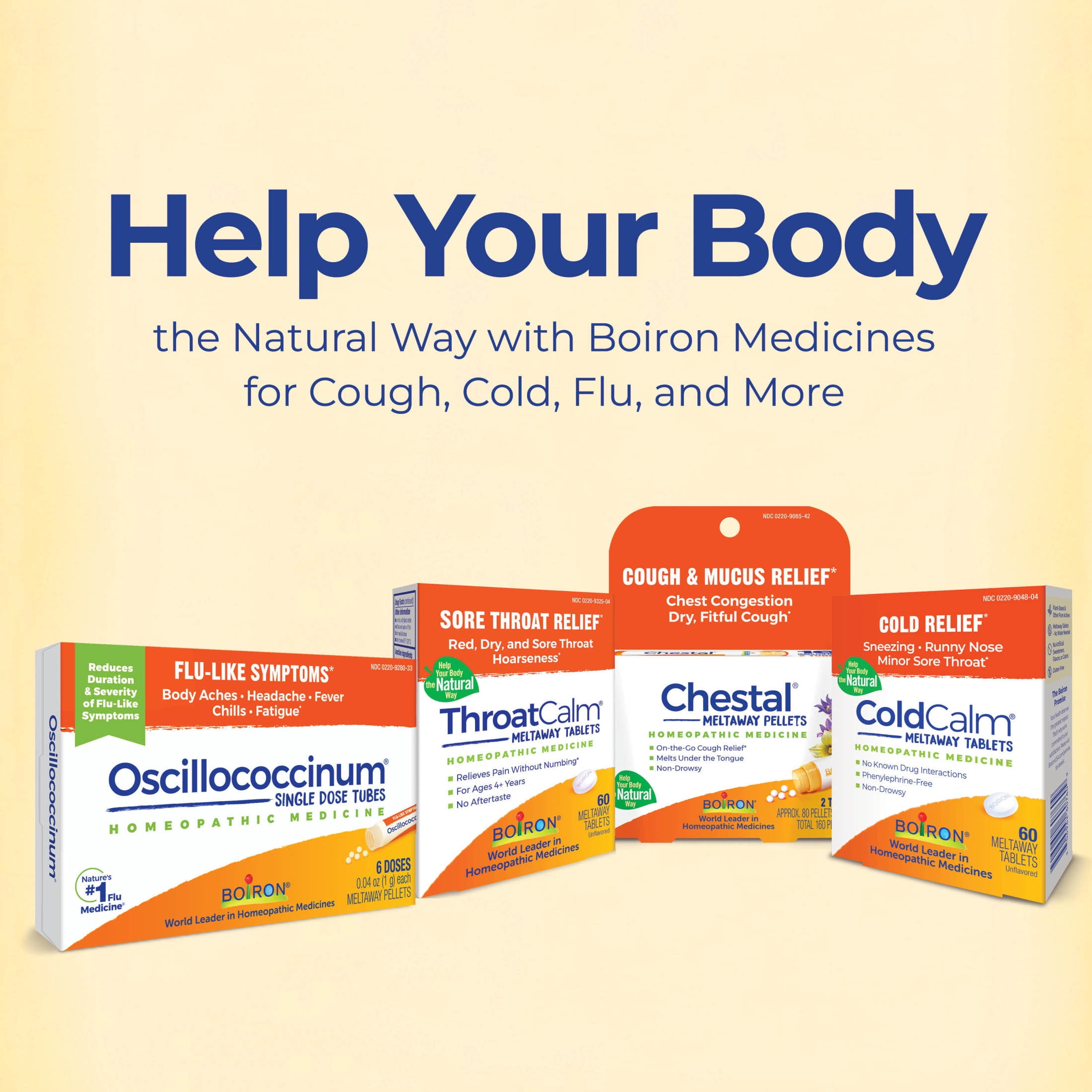 Boiron ColdCalm On the Go, Homeopathic Medicine for Multi-Symptom Cold Relief, Sneezing, Runny Nose, Nasal Congestion, Sore Throat, 2 x 80 Pellets, 160CT