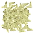 thumbnail image 3 of jifeng 100 Pcs Protecteurs d'Angle en Métal pour Livres Chemises de Protection Sacs Protège-Angle Or, 3 of 9