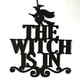 thumbnail image 1 of Bruja colgante en el cartel de Halloween, decoración de puerta colgante para Halloween, decoración para puerta del hogar, decoración para fiesta, suministro para feliz Halloween, 1 of 4
