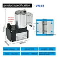 thumbnail image 2 of DC 12V/24V Mini Small Negative Piston Vacuum Pump, Pressure Suction Diaphragm Portable Vacuum Pump VN-C1 ,Durable Construction, 2 of 7