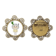 thumbnail image 1 of Animal negro hierba vegetal natural uu Broche de flores, regalo de joyería para mujeres y niñas Unbranded M, 1 of 3