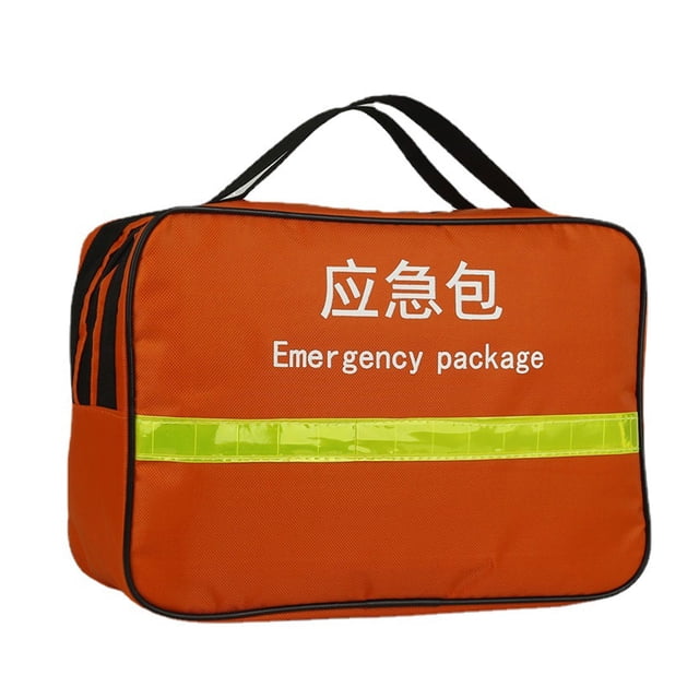 Cateissary Bolsa organizadora de soporte de emergencia reflectante para bolsa segura, bolso grande de tela Oxford para situaciones, bolsa de Almacenamiento y organización del hogar Tamaño: 34*24*12cm