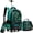 Green Dinosaur A, variant on Kids Rolling Backpack for Girls with Wheels Cute Rolling Backpacks with Lunch Box Pen Bag for Pupil Bookbag Ages 6-12 Purple Butterfly