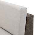 thumbnail image 2 of GDF Studio Raleigh Outdoor 5 Piece L-Shape Wicker Sectional W/ Cushions, Gray, 2 of 16