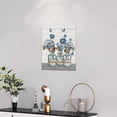 thumbnail image 2 of Country Bathroom Wall Art Farmhouse Flower Bathroom Wall Decor Rustic Blue Floral Butterfly Relax Soak Unwind Pictures Canvas Prints Framed Modern Artwork for Home Bathroom Toilet 12"x16", 2 of 6