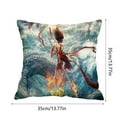 thumbnail image 3 of Pillow Around Nezha Nezha 2' S Boy Sea Doll Pillow Exquisite Printed Pillow1, 3 of 3