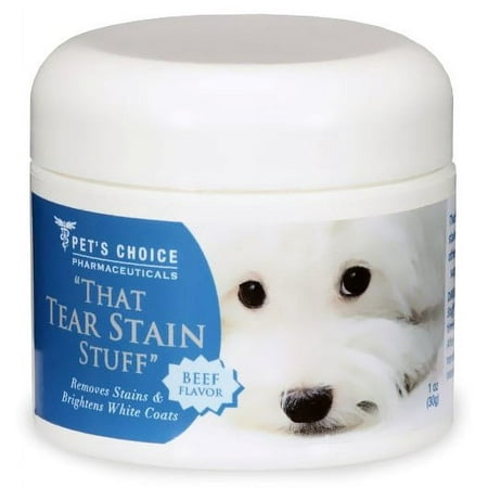 MFR BACKORDER 041515 Pet's Choice That Tear Stain Stuff Beef Flavor 1 oz