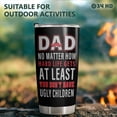 thumbnail image 3 of Best Dad Ever Tumbler with Lid 20oz Stainless Steel, At Least You Don''t Have Ugly Children Dad Tumbler, Flag Tumbler for Men, Dad Gifts for Christmas Fathers Day, 3 of 6