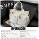 thumbnail image 2 of Bolso Tote Bag de Pana 14 Pulgadas Unisex Belug, Beige, 2 of 5