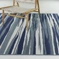 thumbnail image 2 of Balta Larkin Abstract Striped Indoor/Outdoor Area Rug 7'10" x 10' - Dark Blue, 2 of 5