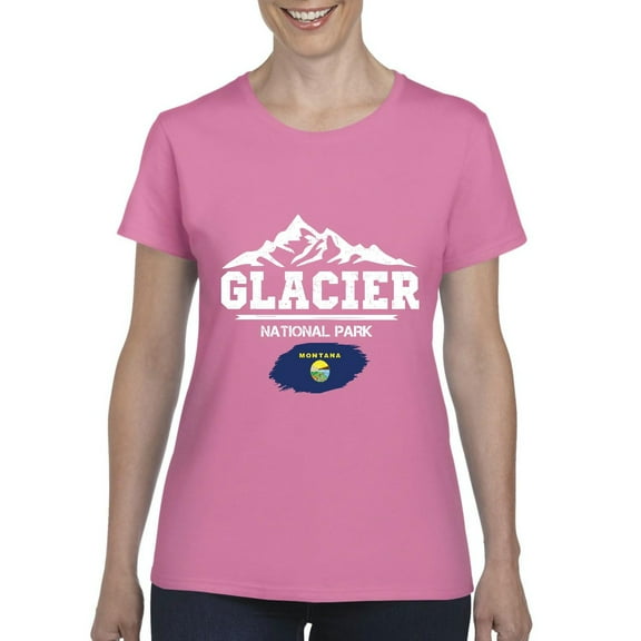 Normal is Boring - Women's T-Shirt Short Sleeve, up to Women Size 3XL - Glacier National Park