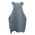 thumbnail image 3 of Kureaily Women Tank Tops for Women Knit Neck Top Sleeveless Shirts Summer Casual Basic Vest Tanks, 3 of 4