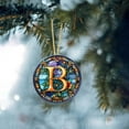 thumbnail image 2 of Cheapark Personalized Letter Christmas Ornaments - Customized Initial Name Decor for Family Souvenirs & Gifts, 2 of 4
