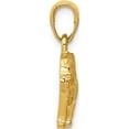 thumbnail image 3 of 14K Yellow Gold Bulldog Pendant (21 X 15) Made In Peru k3426, 3 of 6
