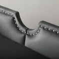 thumbnail image 3 of Curved Backrest Velvet Loveseat, 3 of 5