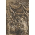 thumbnail image 3 of Hans Mielich 17x24 Black Modern Framed Museum Art Print Titled - The Circumcision (1516-73), 3 of 5