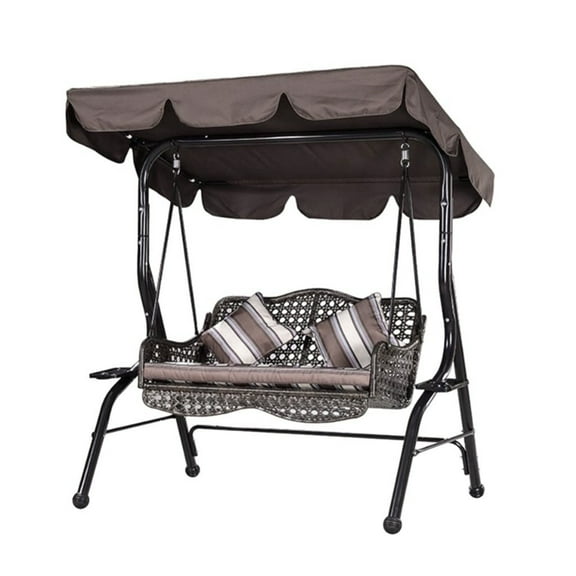 OEFNTAC 3-Person Outdoor Garden Shade Cloth UV Blocking Water Repellent Cover Sun Shade Canopy Patio Sun Shade Garden Sun Protection Outdoor Sun Shelter