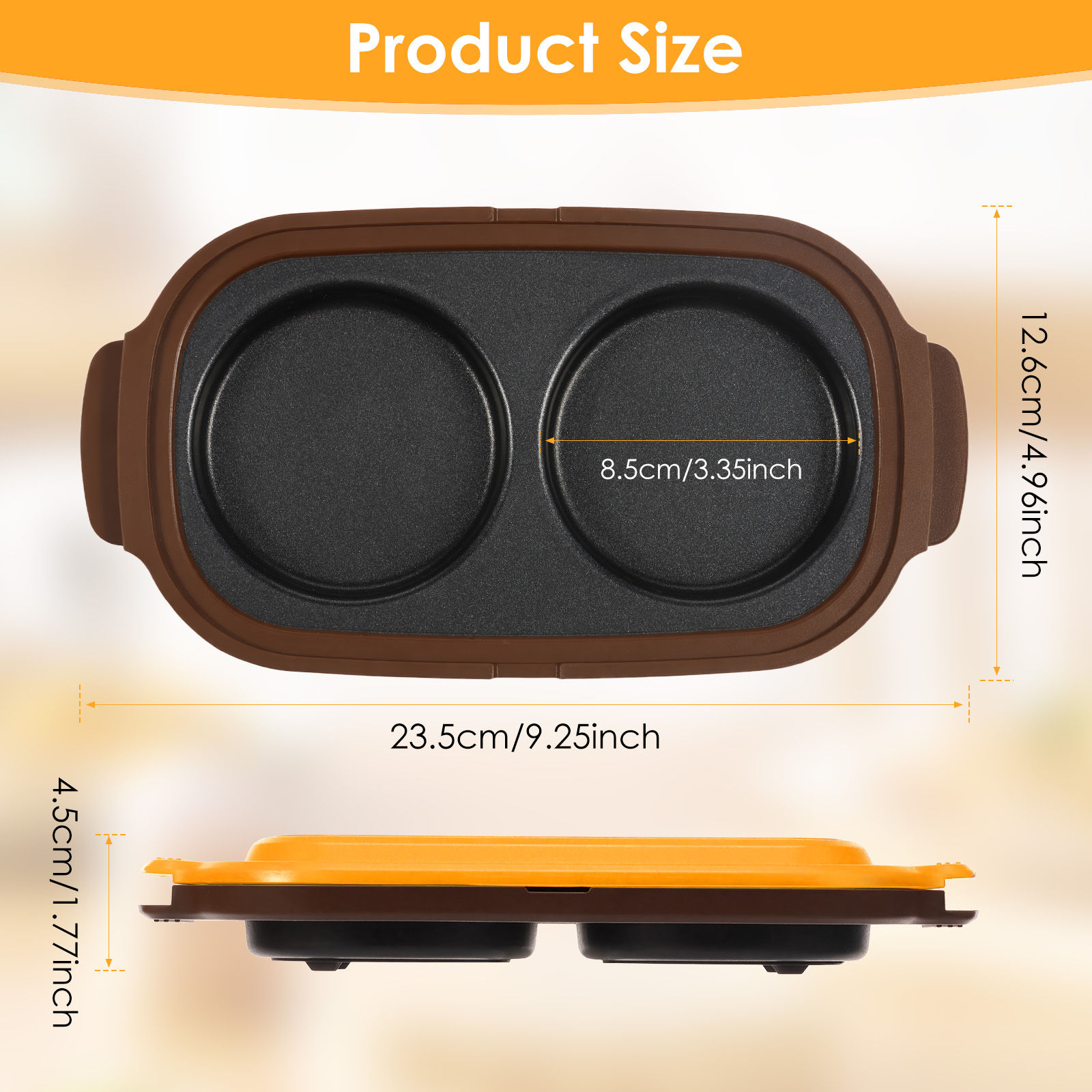 Microwave Egg Cooker Microwave Egg Poacher, Fried Egg Maker,Multi-Use microwave egg maker for Breakfast Sandwiches,Save Time,Portable for Home,Travel,Gifts(yellow)