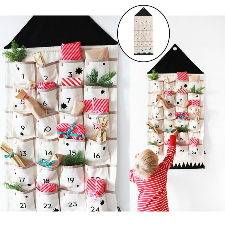 Shining She 2025 Advent Calendar For Filling Fabric, 100 X 50 Cm