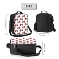 thumbnail image 2 of Adobk Red Wheeled Tractors Print Insulated Lunch Cooler for Men and Women, Fully Insulated and Water Resistant, Essential Lunch Cooler, 2 of 7