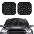 thumbnail image 2 of Kdxio Colorful Insect Print 2-Piece Sun Shade Front Windshield - Foldable Car Front Window Sunshades for Most Sedans SUV Truck-Large, 2 of 6