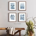 thumbnail image 6 of Abstract Blue Wall Art Navy Blue Poster Blue Geometric Prints Minimalist Wall Art Modern Blue Watercolor Painting Blue Pictures Abstract Modern Wall Decor for Bathroom Living Room 8x10" Unframed, 6 of 6