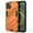 Orange, variant on SaniMore for iPhone 14 6.1" 2022 Armor Protective Cover Rugged PC Backplane with Hidden Kickstand Anti-fall Drop Resistant Shockproof [Light & Thin] Hybird Case for iPhone14 6.1 Inch, Black