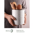 thumbnail image 2 of Soporte para utensilios DOWAN Kitchen de cerámica blanca Farmhouse de 18,3 cm, 2 of 6