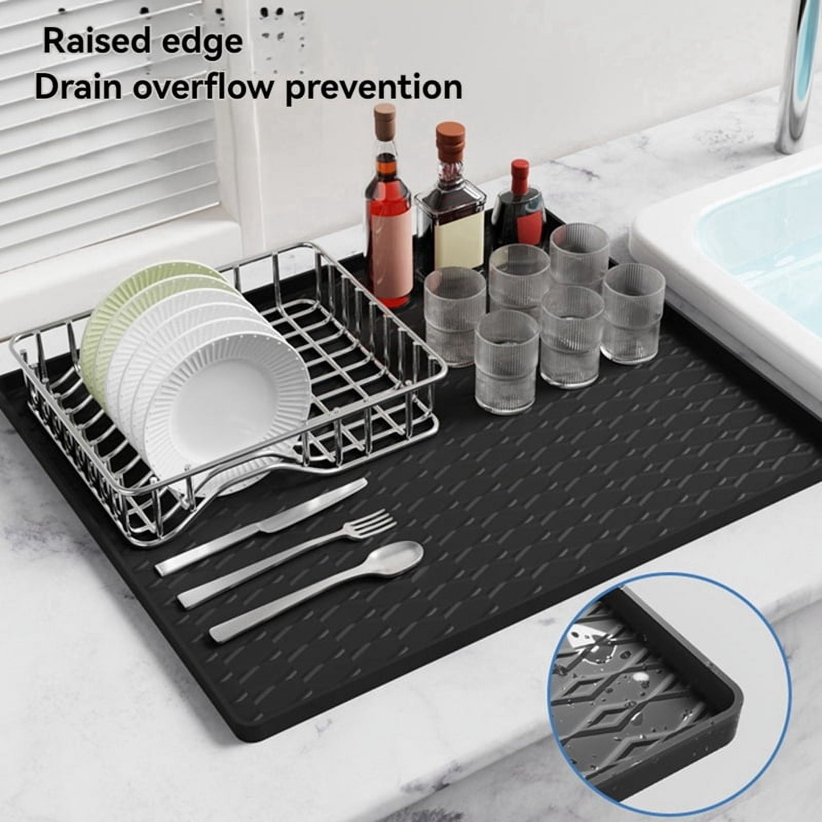 2 PCS Washer and Dryer Covers for the Top, Non-Slip Washer Dryer Countertop Protector Mat for Laundry Room & Kitchen