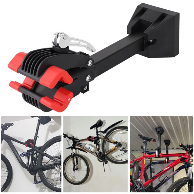 Soporte de Pared Para Bicicletas, Estante Plegable Para Almacenamiento de Reparación de Bicicletas Con Chaqueta Protectora, Adecuado para Almacenar, reparador, exposición de la lavar y exposición