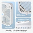 thumbnail image 5 of Ventilador de caja de piso Hurricane serie clásica de 20 pulgadas con 3 configuraciones de velocidad eficientes y construcción tipo montaje en piso para dormitorios y uso en interiores, 5 of 5
