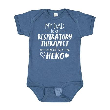 

Inktastic My Dad is a Respiratory Therapist and a Hero Gift Baby Boy or Baby Girl Bodysuit