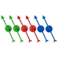 thumbnail image 2 of MOVTOTOP Assorted Color Plastic Game Spinners for Play with Delicate Design and Interesting Shape 6pcs, 2 of 8