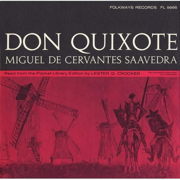 Smithsonian Folkways FW-09866-CCD Don Quixote- By Miguel de Cervantes Saavedra