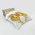 thumbnail image 2 of Ambesonne Modern Bedding Set 4 Pcs, Macro Butterfly, Queen, Cinnamon Marigold Sepia, 2 of 2