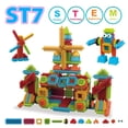 thumbnail image 3 of Juguetes de construcción Contixo ST7 244 piezas Forma de cerdas Juego de azulejos 3D, 3 of 8