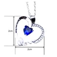 thumbnail image 5 of Birthday Gift Heart Pendant Necklace Engraved With Mom Mother Plot Gift Love Accessories Necklaces Jewelry Christmas Birthday Mother's Day Gift for Women Wife, 5 of 5